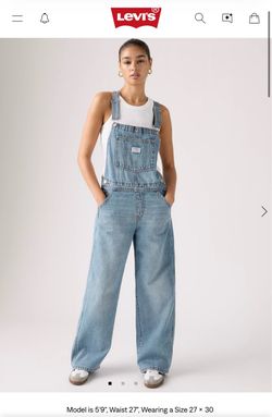 Levi’s jeans denim overall large