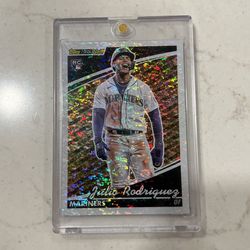 Topps Black and Gold Julio Rodriguez Rookie Card Refractor #bg-12
