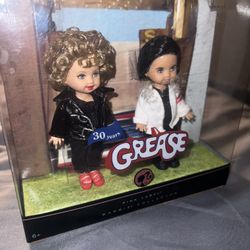 Grease Pink Label Barbie Collector Kelly And Tommy