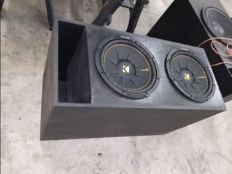 Two Kicker 12's In Ported Enclosure- see pictures- read ad