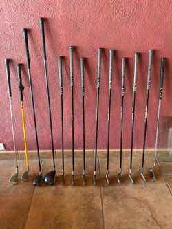 Complete PING/TaylorMade Golf Club Set +Balls & Accessories