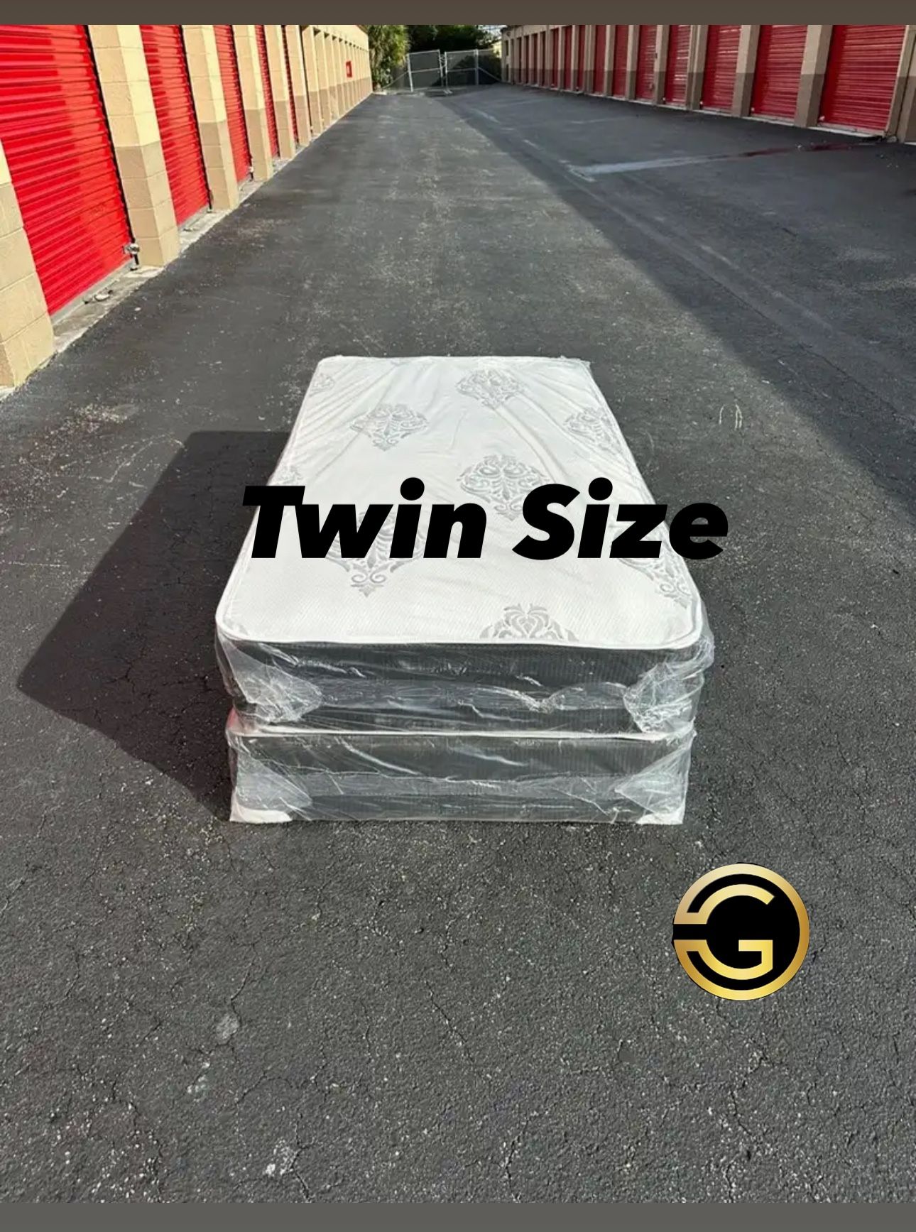 New Twin Size Mattress And Box Spring Set // We Offer 🚚