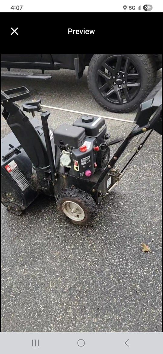 Ariens Sno Tek Snow Blower