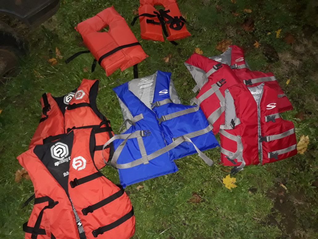 Lifejackets, backpack, Dyson vacuums, and more