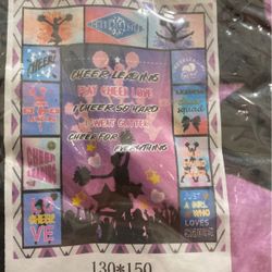 Brand New Cheer Cheerleading Blanket 