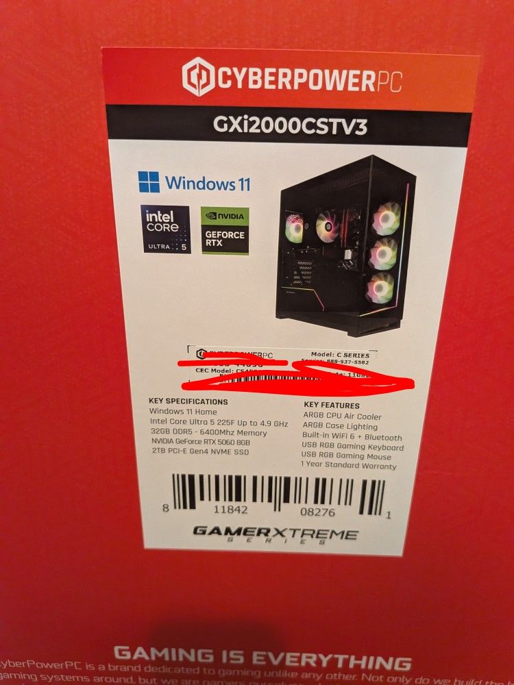 1000$ Gaming Pc Cyber Power 