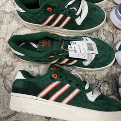 University Of Miami Adidas Rivalry Low