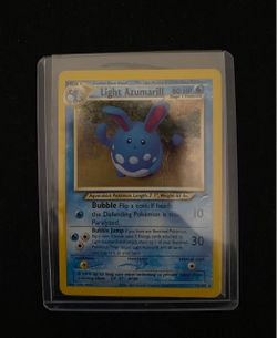 Pokemon TCG Light Azumarill Neo Destiny Holo 2002