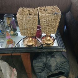 Two Small Desk Lamps