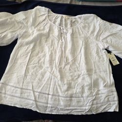 White Blouse Women's 