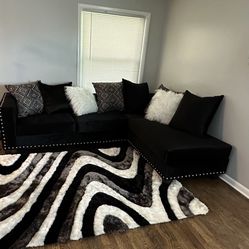 Black 2 Piece Couch