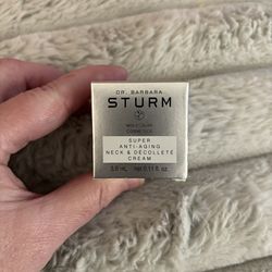 NEW DR BARBARA STURM SUPER ANTI AGING NECK & DÉCOLLETÉ CREAM $7!!!