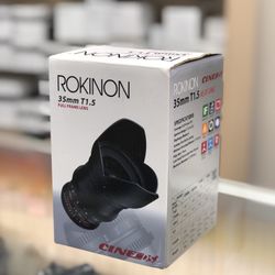 Rokinon 35mm T1.5 Sony E