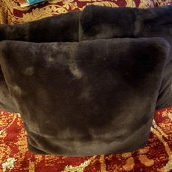3 Plush Brown Pillows