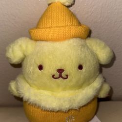 NWT Sanrio POMPOMPURIN Knit Knit Plush 6”