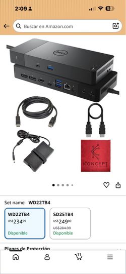 WD22TB4 Dell Thunderbolt 4 Dock