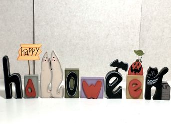 Vintage Oriental Trading Co. “Happy Halloween Blocks”