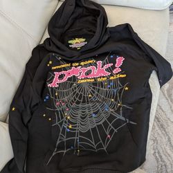 Spider Hoodie (Black With Pink) WILL GO LOWER IF ASK!!