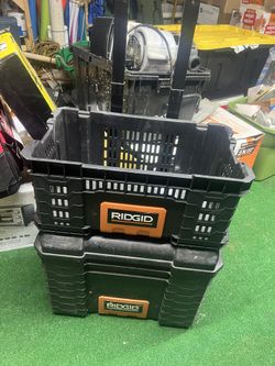 Ridgid Rolling Tool Cart And Basket