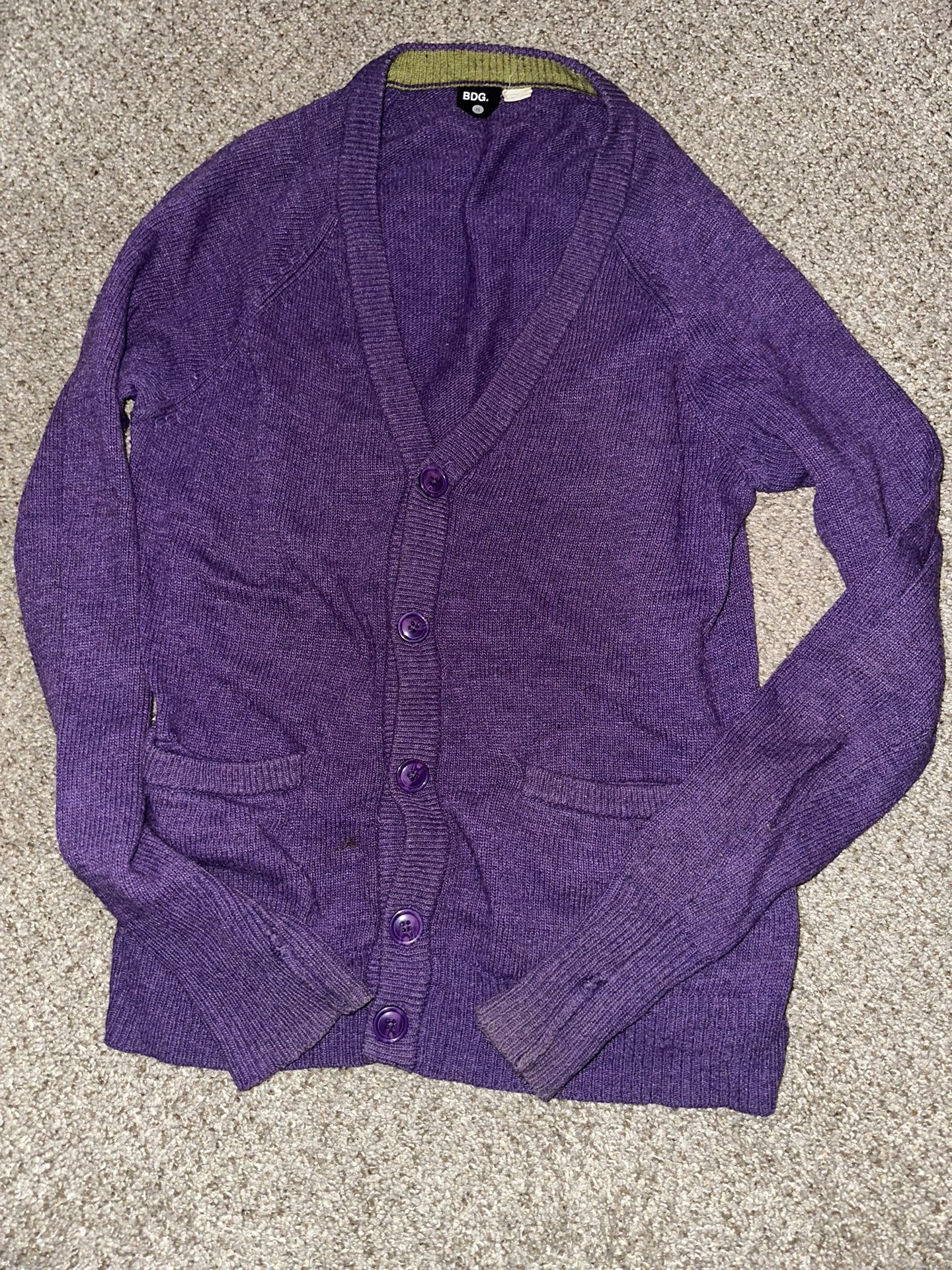 Purple Cardigan Size S