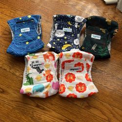 5 Pieces Belly Bands For Male Dogs Size Small