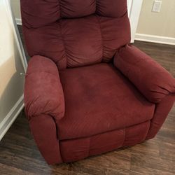 2 Piece real Leather Couch and Love Seat Recliner 