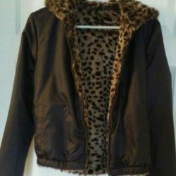 NEW.  Reversible Coat/ Jacket  Fit Woman's Size S