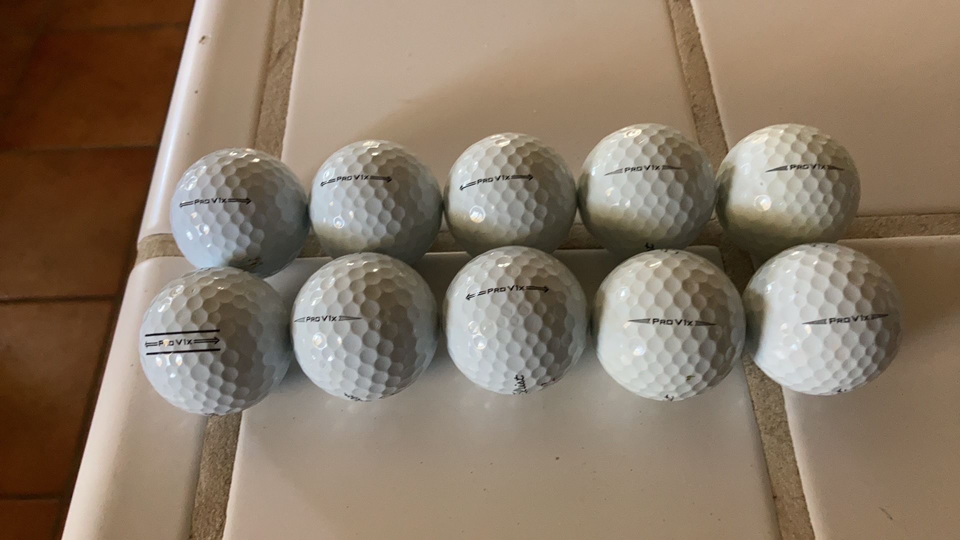 Titleist Pro v1X Golf Balls (10)