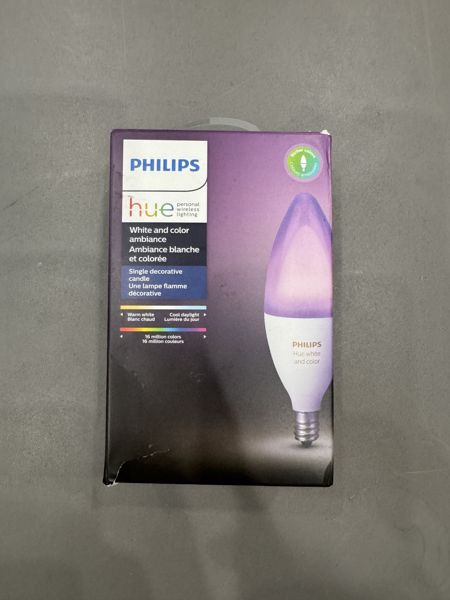 New Philips Hue single Decorative Bulb White & Color