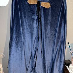 Blue Hooded Cape