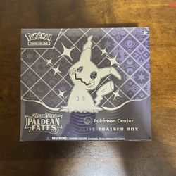 Paldean Fates Elite Trainer Box Pokemon Center 