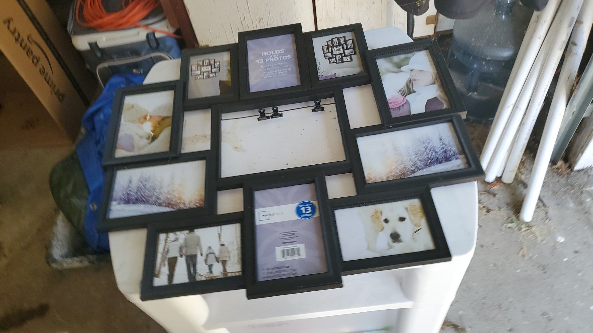 13 photo picture frame. New