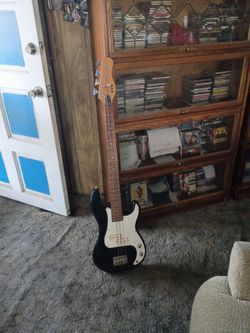 GTR Black Electric Bass Guitar