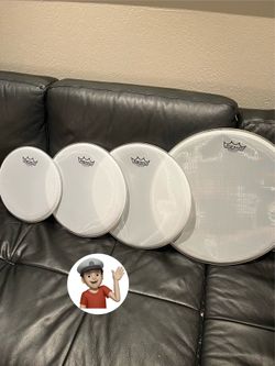 🔥 SILENT DRUM HEADS NEW ALL SIZES FOR DRUM SET DRUMS