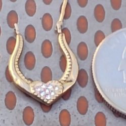 Earring Sterling Silver And 1/20 Gold 30$