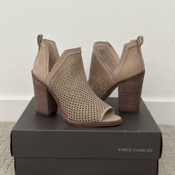 Vince Camuto Booties Beige