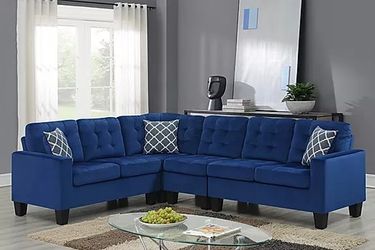 New Blue Sectional Sofa