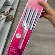 New Juicy Couture Triple Barrel Hair Waver Tool Pink 