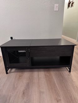 Black coffee table