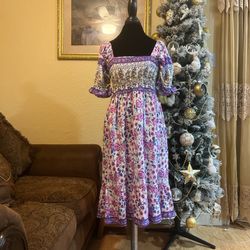 Wome’s Naggoo Bohemia Dress Long Maxi Dress