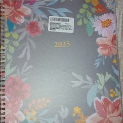 Blue Sky 2025 Monthly Planner Calendar 