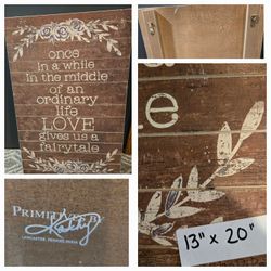 Ordinary Life To Love And Fairy Tale Wall Art Bedroom Decor