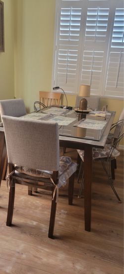 Kitchen table with four chairs