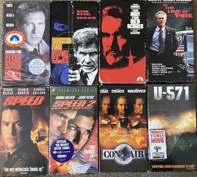 VHS Action Movie Lot #4
