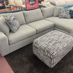 🇺🇸HUGE Blowout Furniture Sale!🇺🇸 Brand New Sectional W/ Designer Accent Pillows Included! $50 Down Takes It Home Today!