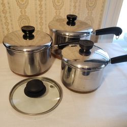 Revere Ware 3-pan Set