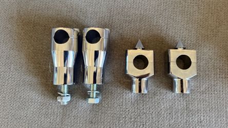 Motorcycle risers.