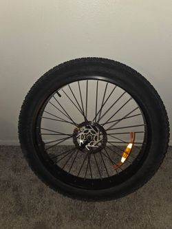 Ebike fat tires, qty 2 with rims