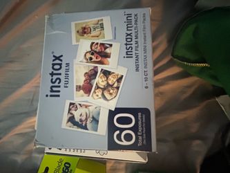 Unopened Instax Fujifilm 60 total pics