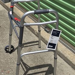 Drive Deluxe Folding Walker with 5" Wheels – Like New